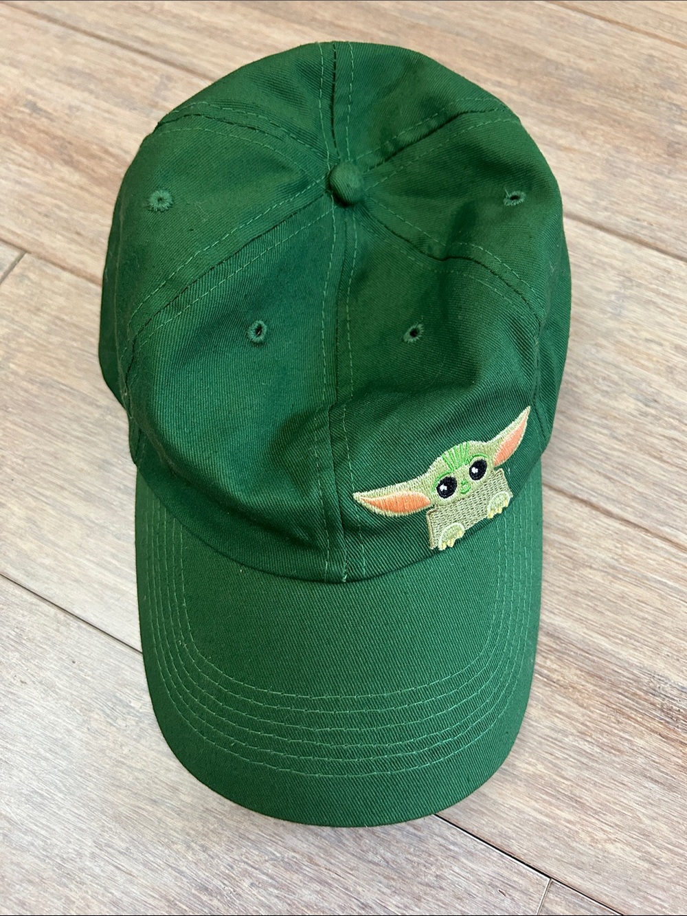 Star Wars Green Baseball Cap with Baby Yoda Embroidery